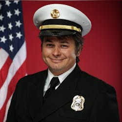 Draper City, UT, Battalion Chief Matthew Burchett. Draper City, UT, Battalion Chief Matthew Burchett.