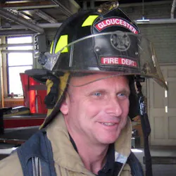 Gloucester, MA, firefighter Michael Smith, who died of non-Hodgkin lymphoma in 2012.