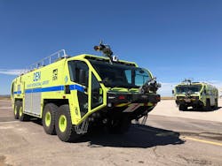 Oshkosh Airport Products hits a monumental milestone with the production of 5,000th ARFF vehicle and delivery to the Denver International Airport.