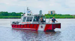 The Secaucus Fire Department, located in Hudson County, New Jersey, placed this 28-foot Lake Assault Boats firefighting and rescue craft into service earlier this summer. The department is a member of the New York and New Jersey Regional Fireboat Taskforce, comprised of 12 fire departments, including FDNY and the U.S. Coast Guard.