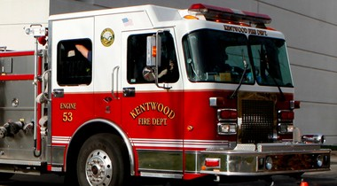Two people were rescued Sunday morning from an apartment complex fire in Kentwood, near Grand Rapids, according to the Kentwood Fire Department. The fire happened at around 4:30 a.m. Sunday, Sept. 22 at the One Dream Apartment complex in the 600 block of 44th Street.