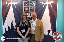 Gemma Alcock, drone search and rescue subject matter expert, joins Charles Werner, Director of DRONERESPONDERS at The Emergency Services Show 2019.