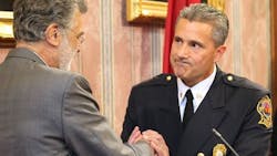 Cleveland Fire Chief Angelo Calvillo. Cleveland Fire Chief Angelo Calvillo.