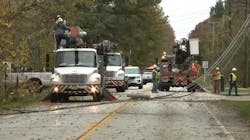 Off-duty Columbia Township, OH, firefighter Brett Wilson, 23, died after he was electrocuted when he came in contact with downed power lines while helping at a crash scene early Sunday. Off-duty Columbia Township, OH, firefighter Brett Wilson, 23, died after he was electrocuted when he came in contact with downed power lines while helping at a crash scene early Sunday.