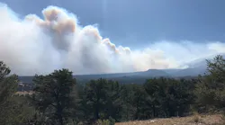 U.S. Forest Service officials pulled back more than 750 firefighters Sunday after the Decker wildfire just south of Salida, CO, flared up.