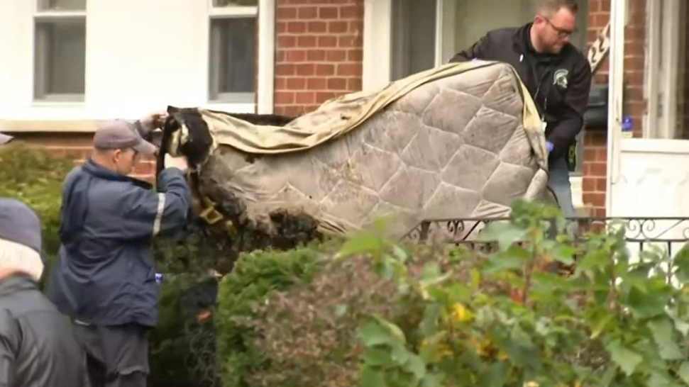 Five children, as well as a Detroit firefighter, were injured in a house fire Thursday morning.