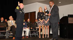 Robert Weech is sworn in as Polk County, FL, Fire Rescue's new chief Wednesday.