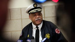Chicago Fire Department Commissioner Richard C. Ford II. Chicago Fire Department Commissioner Richard C. Ford II.