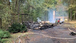 A GoFundMe campaign has been started for a Monarch Fire Company firefighter whose Union Township, PA, home was destroyed in a two-alarm fire last week. A GoFundMe campaign has been started for a Monarch Fire Company firefighter whose Union Township, PA, home was destroyed in a two-alarm fire last week.