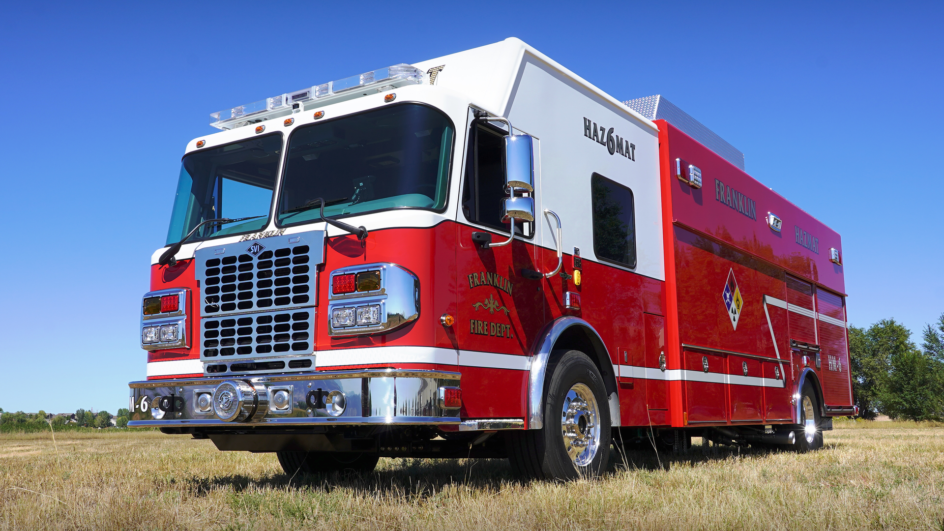 Franklin, TN, Fire Dept. Gets Custom Hazmat Unit Built by SVI Trucks
