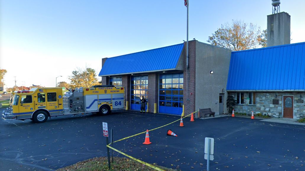The Trevose Fire Company station where a firefighter is alleged to have committed a sexual assault this past summer.