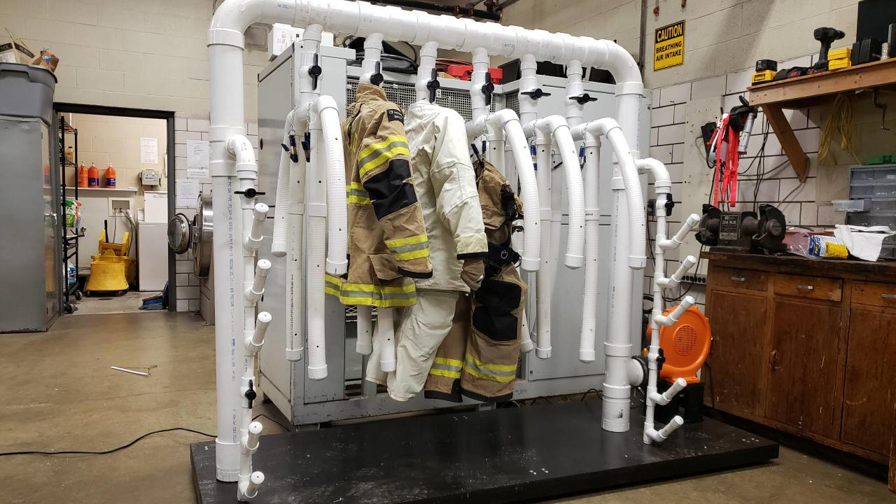 OH Firefighters Devise PPE Drying Solution Firehouse