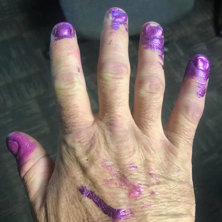 North Davis Ut Firefighters Get Nails Painted To Calm Girl In