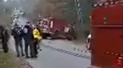A collision between two apparatus responding to a call in St.George, ME, on Thursday injured firefighters from two departments, St. George and Owls Head.