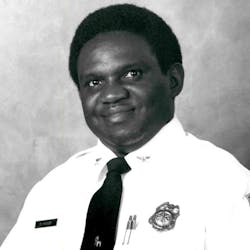 Jeffersonville, IN, Fire Chief Ronnie Collins during his 25-year fire service career.
