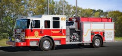 Photo caption: Pierce Manufacturing has secured an order and begun production on 11 custom fire apparatus for the Indianapolis Fire Department including Pierce Saber Pumpers, Enforcer Ascendant 110’ Heavy-Duty Aerial Platforms, an Enforcer 105’ Heavy-Duty Aerial Ladder, a Velocity Heavy-Duty Walk-In Rescue, and a Ford F-550 Tactical Support Unit. Photo caption: Pierce Manufacturing has secured an order and begun production on 11 custom fire apparatus for the Indianapolis Fire Department including Pierce Saber Pumpers, Enforcer Ascendant 110’ Heavy-Duty Aerial Platforms, an Enforcer 105’ Heavy-Duty Aerial Ladder, a Velocity Heavy-Duty Walk-In Rescue, and a Ford F-550 Tactical Support Unit.