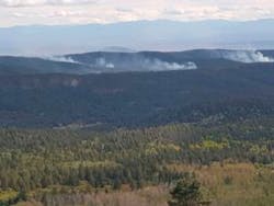 These fires are among 18 discovered in the Carson National Forest last week that officials say were human-caused, the U.S. Forest Service says. These fires are among 18 discovered in the Carson National Forest last week that officials say were human-caused, the U.S. Forest Service says.