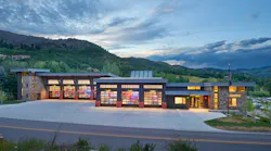 Surrounded by the world-class Aspen/Snowmass ski resort, the Roaring Fork Fire Rescue Station 45 was designed to sustainably address firefighter health, complement the surrounding architectural vernacular, and provide affordable housing. Roaring Fork Fire Rescue Station 45 was selected as the Career 1 Gold Winner in the 2019 Station Design Awards.
