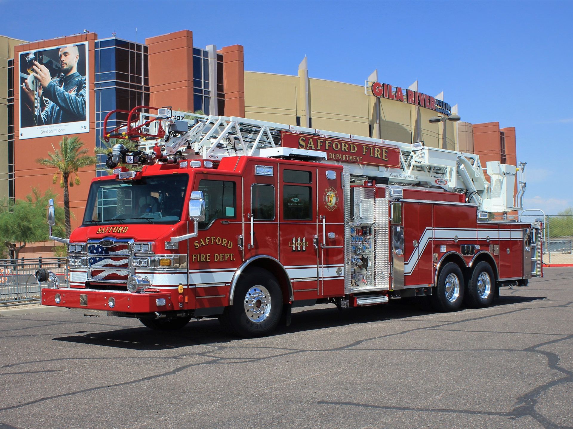 Safford L111 2019 Pierce Velocity 2000gpm 750gwt 30gft 107ft Rma Ascendant 32945 A