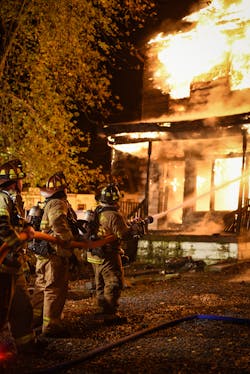 WEST MAHANOY TOWNSHIP, PA, OCT. 17, 2019&mdash;High winds and low water pressure from the hydrant system hampered efforts to extinguish a house fire in the Brownsville section of the township, just outside of Shenandoah, PA. The fire began shortly after 5 a.m. Upon arrival, crews, including from Rangers Hose Company, Girardville, PA, and Nuremberg-Weston, PA, Volunteer Fire Company found a well-involved fire. Despite the deployment of a tanker task force, the entire single-family residence was destroyed.
