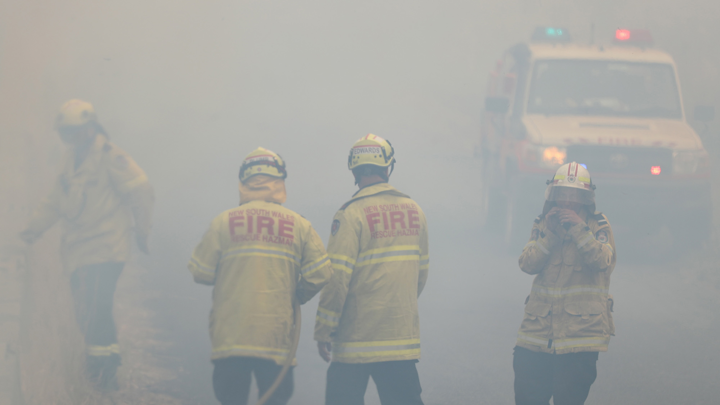 A thousand firefighters have been battling more than 100 fires raging along the Australian east coast this month.