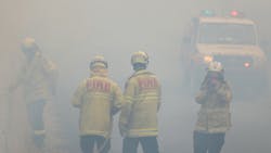A thousand firefighters have been battling more than 100 fires raging along the Australian east coast this month.