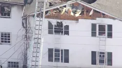 Berwick, ME, Capt. Joel Barnes was killed in a four-alarm apartment fire in March.
