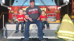 Union Grove, WI, firefighter Brian Serdynski.
