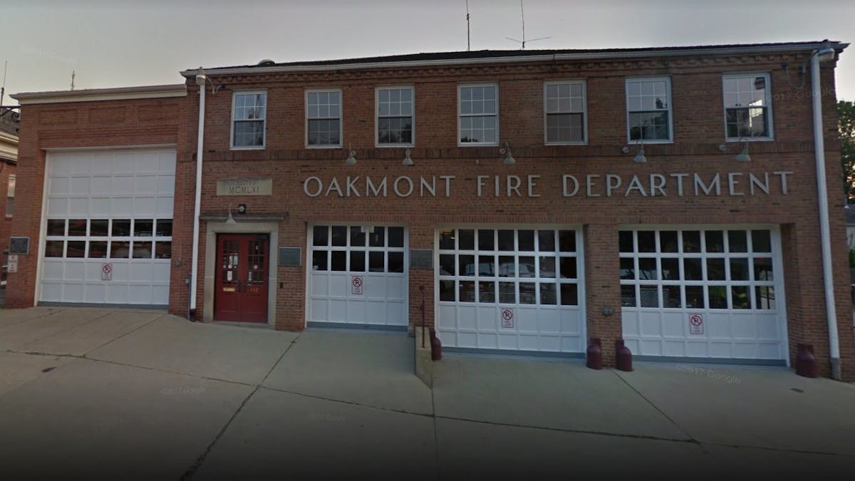 Oakmont, PA, Volunteer Fire Department.