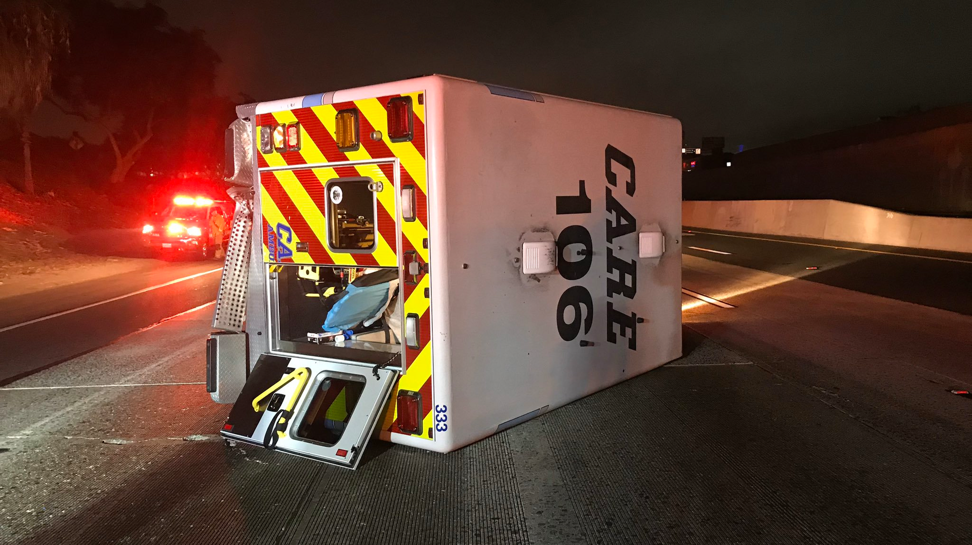 Orange Co Ambulance Crash (ca)