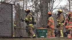 A Normanna Township, MN, volunteer firefighter who was on his way to work rescued two people inside a burning home Tuesday in Rice Lake. A Normanna Township, MN, volunteer firefighter who was on his way to work rescued two people inside a burning home Tuesday in Rice Lake.