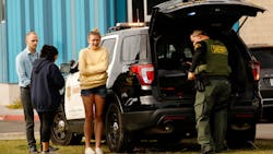 One person was killed and at least four people were wounded after a gunman opened fire Thursday at Saugus High School in Santa Clarita, CA. One person was killed and at least four people were wounded after a gunman opened fire Thursday at Saugus High School in Santa Clarita, CA.