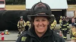 Sacramento, CA, firefighter Tamara Thacher.