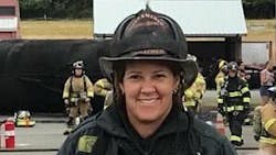 Sacramento, CA, firefighter Tamara Thacher.