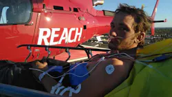 Oregon-based wildland firefighter Titan Cheatham, who suffered serious burns battling the Kincade Fire in Sonoma County, CA. Oregon-based wildland firefighter Titan Cheatham, who suffered serious burns battling the Kincade Fire in Sonoma County, CA.