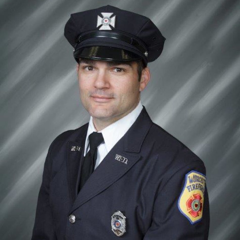 Worcester, MA, Fire Lt. Jason Menard.