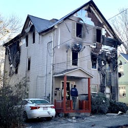 Investigators continue to look into the four-alarm fire that broke out in a three-decker and claimed the life of Worcester, MA, Lt. Jason Menard. Investigators continue to look into the four-alarm fire that broke out in a three-decker and claimed the life of Worcester, MA, Lt. Jason Menard.