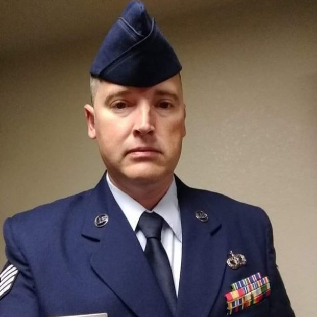 Escambia County, FL, District Fire Chief and Army veteran Dwain Bradshaw.