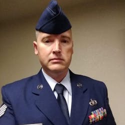 Escambia County, FL, District Fire Chief and Army veteran Dwain Bradshaw. Escambia County, FL, District Fire Chief and Army veteran Dwain Bradshaw.