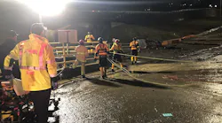 San Diego firefighters and Border Patrol officers responded when they heard a woman screaming for help and they found numerous people in the maze of pipes.