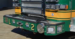 The Winchester, VA, Fire Rescue Department utilized the front bumper to mount a 16,500 lb. winch and two New York roof hooks.