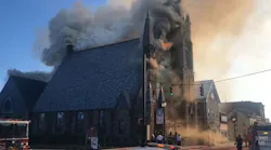 Milton Church Fire