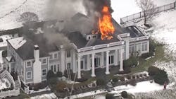 Concord, MA, firefighters, as well as multiple area fire departments, battled a massive mansion blaze Friday.