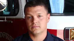 Godfrey, IL, Fire Protection District Capt. Jacob Ringering.