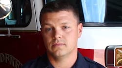 Godfrey, IL, Fire Protection District Capt. Jacob Ringering.