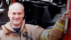 Buffalo Grove, IL, firefighter Kevin Hauber. Buffalo Grove, IL, firefighter Kevin Hauber.