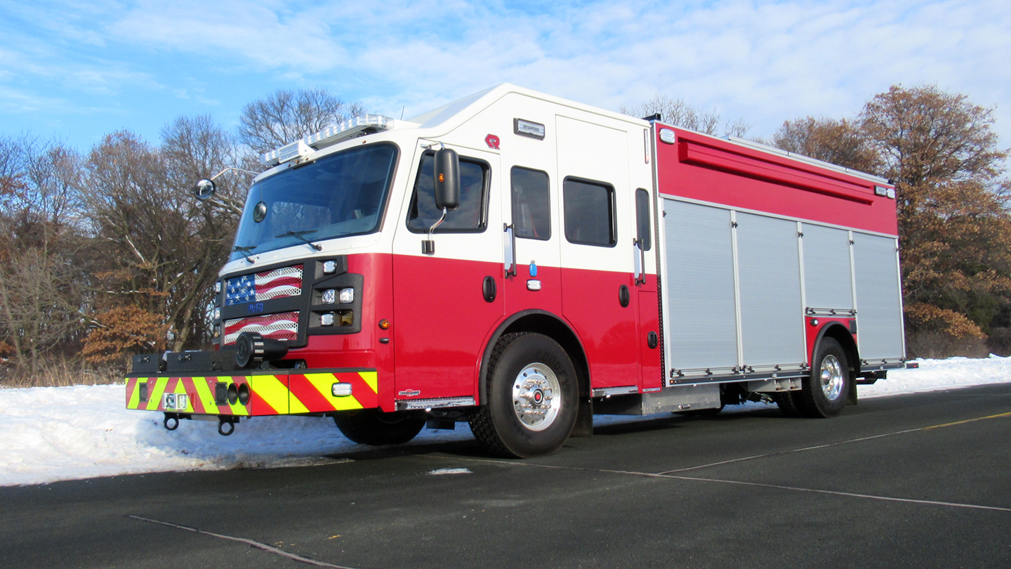 Pleasant Valley NY Fire District New Fire Truck Delivery Firefighters