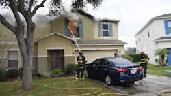 Polk County, FL, firefighters were able to save a family's Christmas tree and gifts from a house fire in Mulberry on Saturday. Polk County, FL, firefighters were able to save a family's Christmas tree and gifts from a house fire in Mulberry on Saturday.
