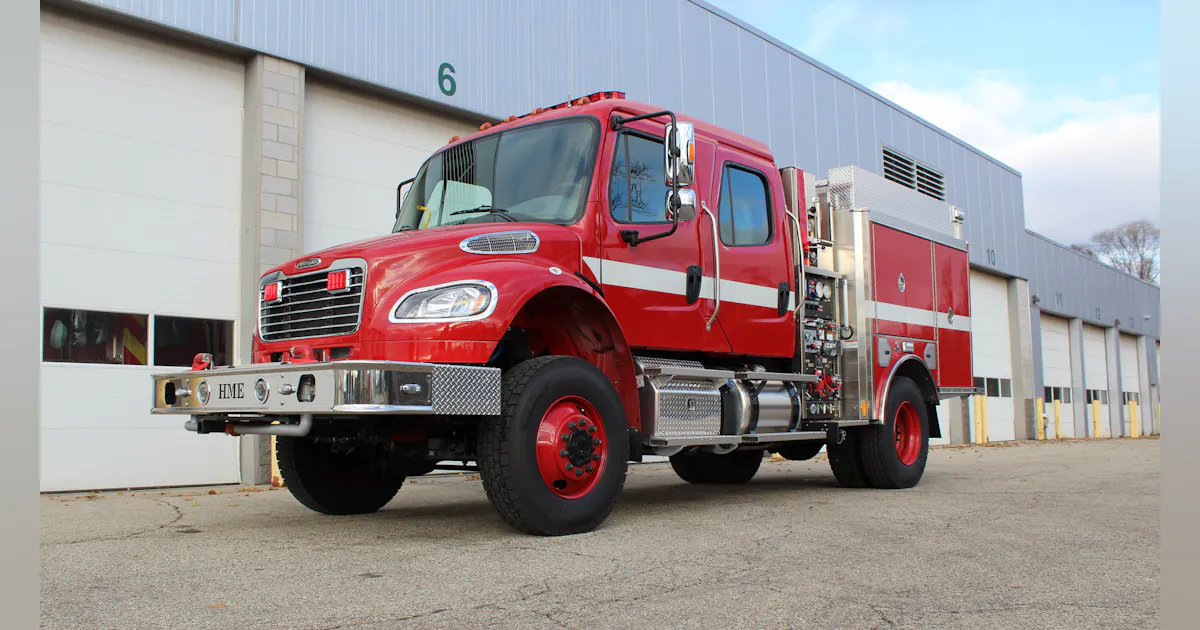 Laramie County WY Fire District Wildland Fire Truck Delivery | Firehouse
