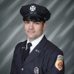 Worcester, MA, Fire Lt. Jason Menard.